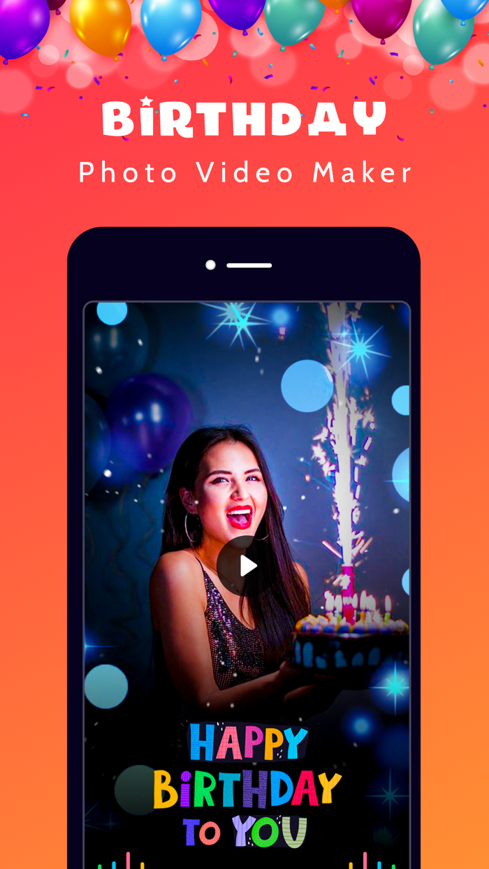 Birthday Video Maker - status