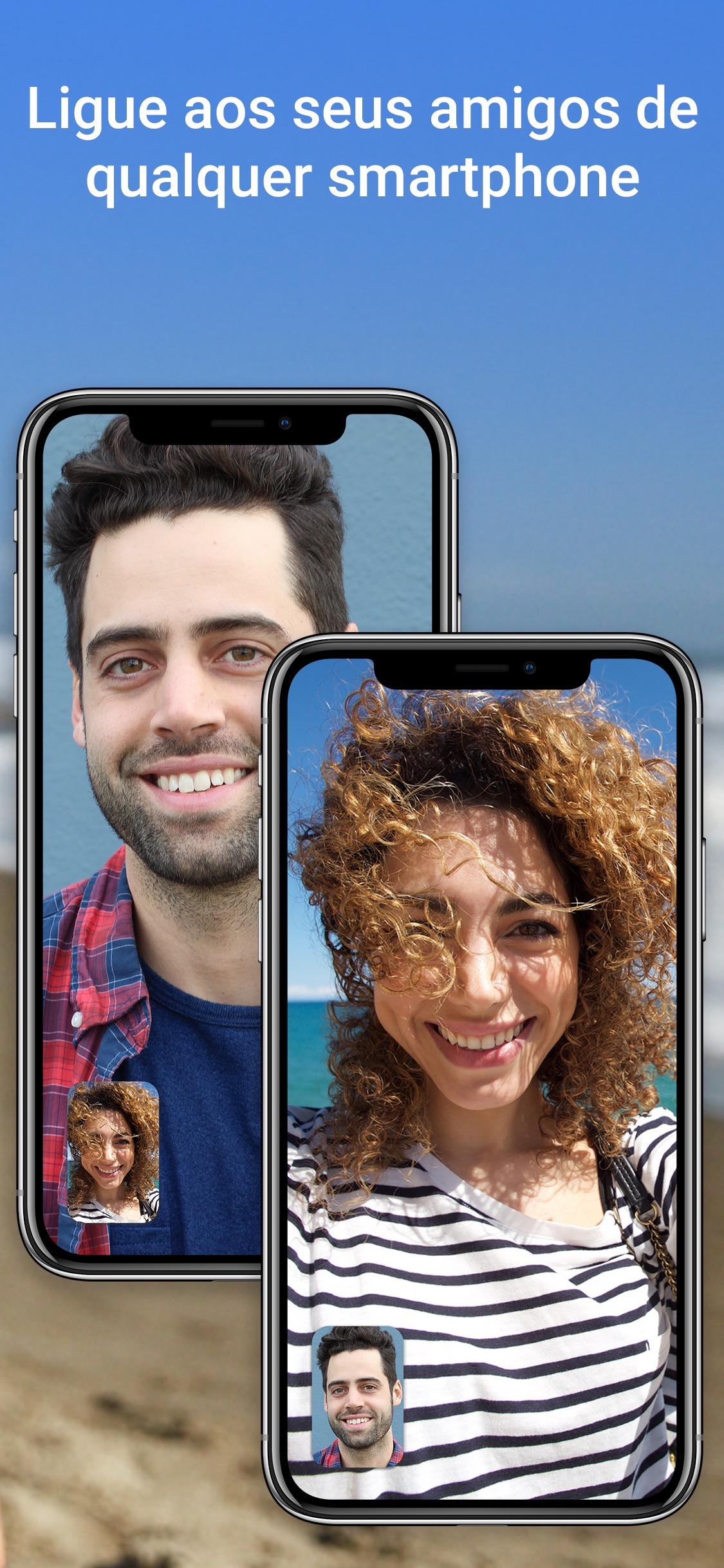 Screenshot do app Google Duo: Videochamadas