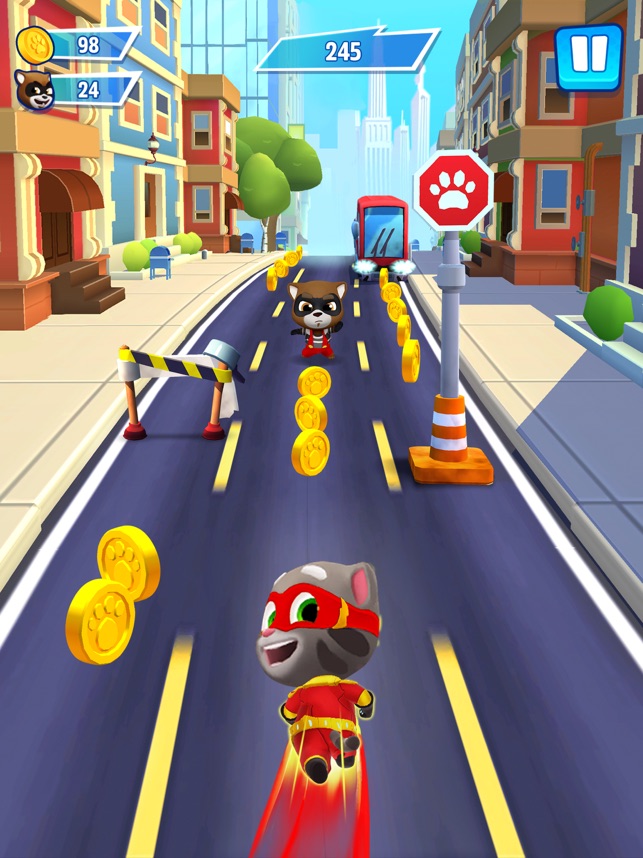 Talking Tom Hero Dash Run Game On The App Store
