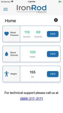 Game screenshot IronRod Health apk