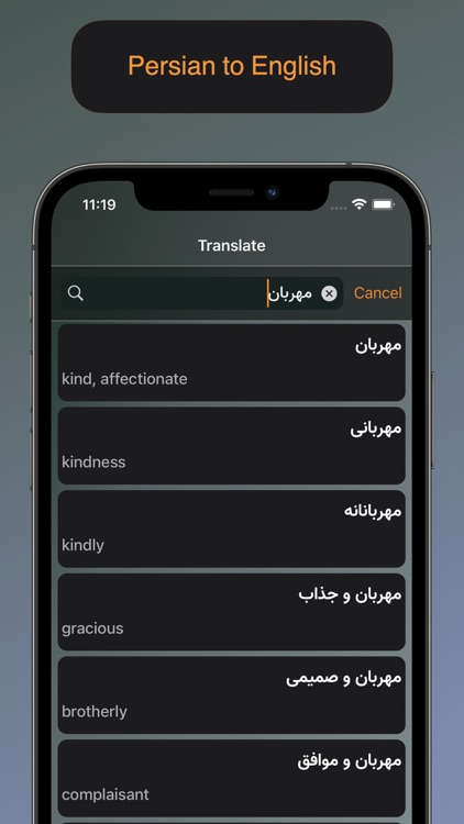 Persian Dictionary - دیکشنری screenshot-4