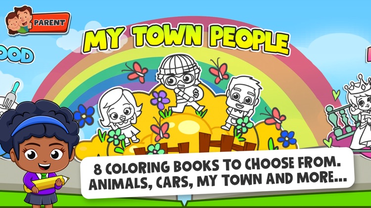 Baby Town - Coloring Games 2+