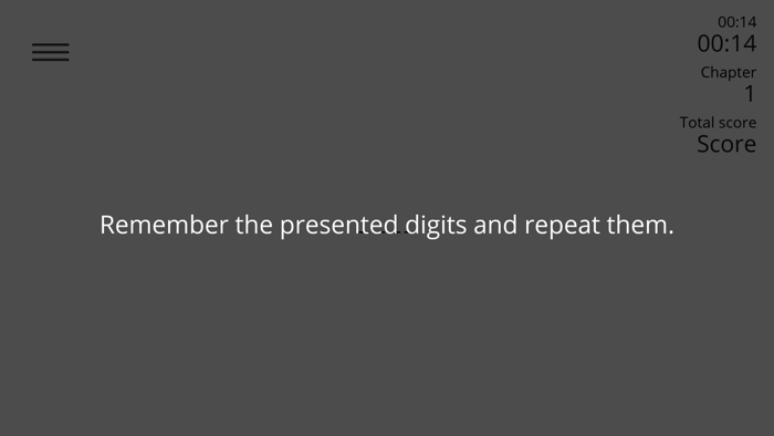 Digit Span - Train of Thought