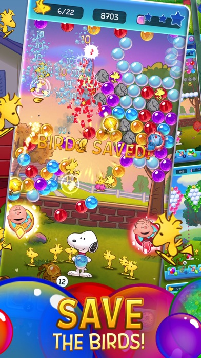 Bubble Shooter - Snoopy POP! screenshot 2