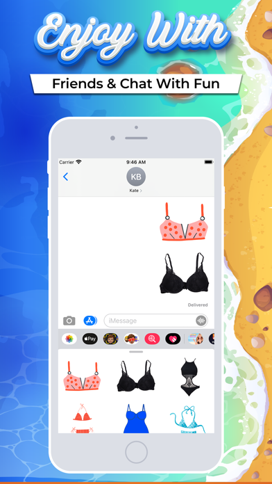 How to cancel & delete Girls Bikini Stickers from iphone & ipad 4