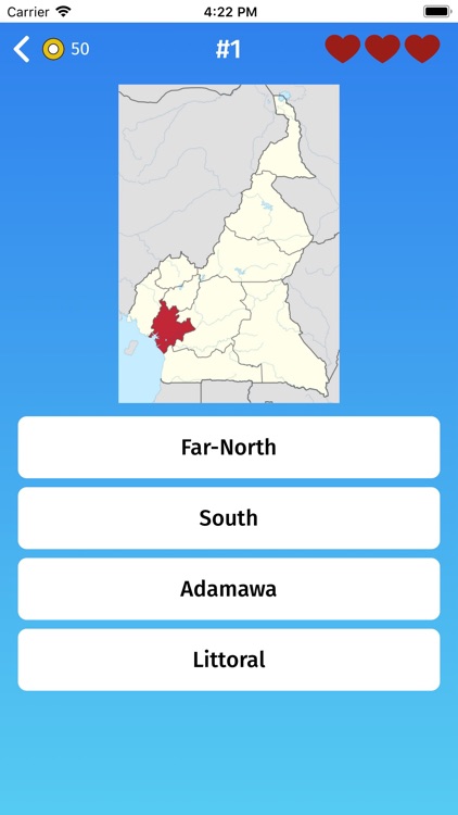 Cameroon: Regions Quiz Game