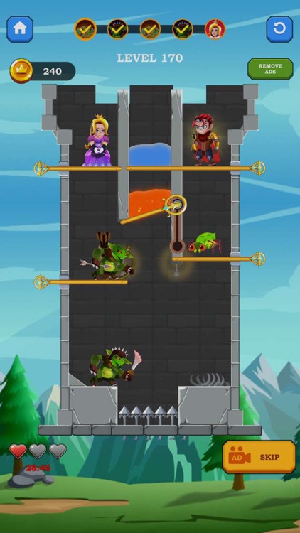 Hero Rescue - Pull the Pins screenshot-3