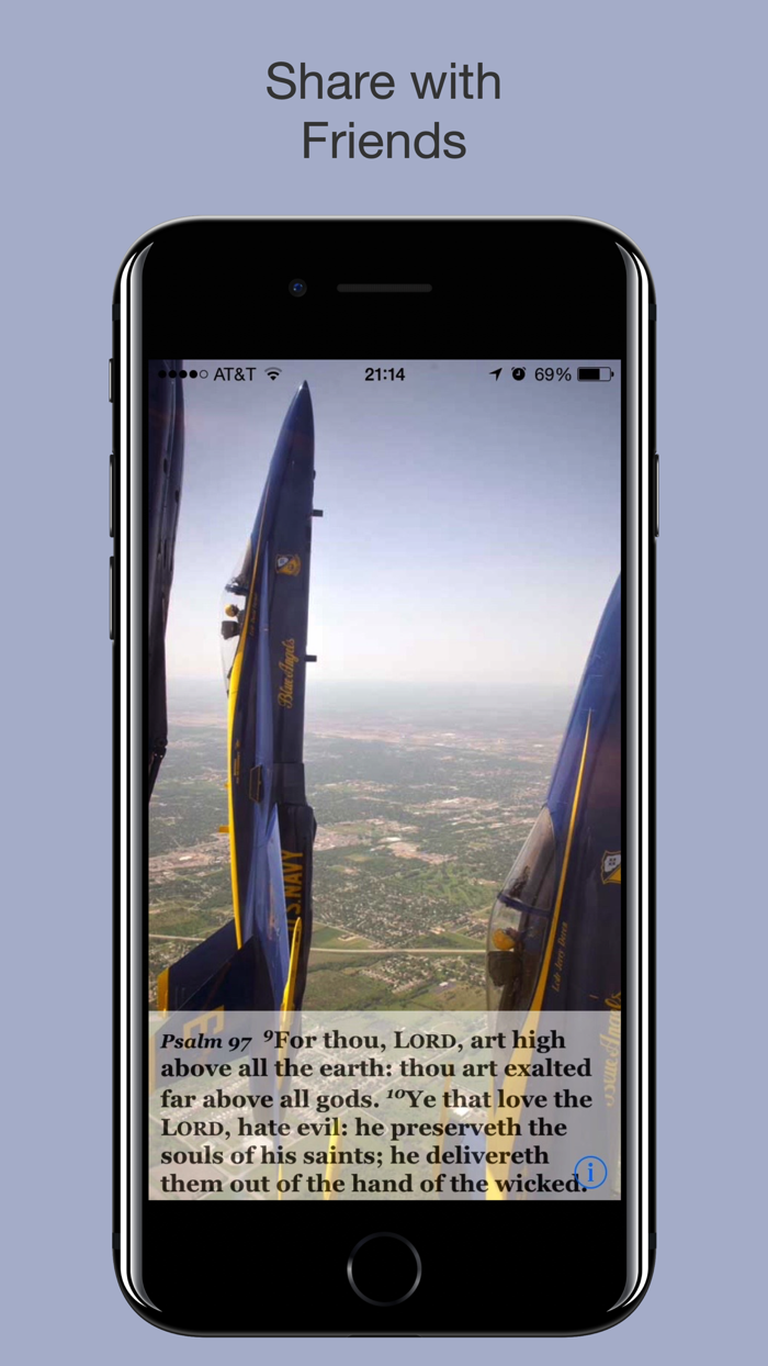 Navy Psalm Daily Quotes KJV