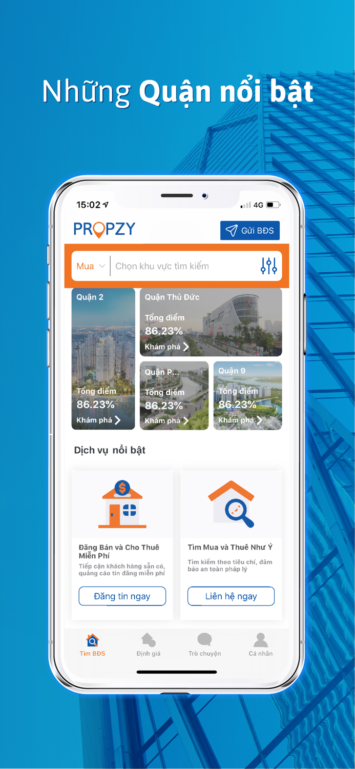 Propzy - Dịch vụ Bất động sản