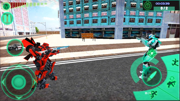 War of Car Robots Transform 3D
