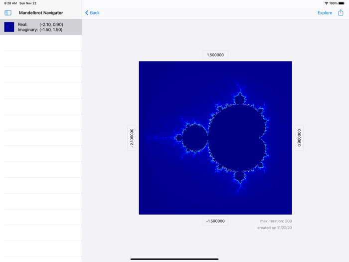 Mandelbrot Navigator