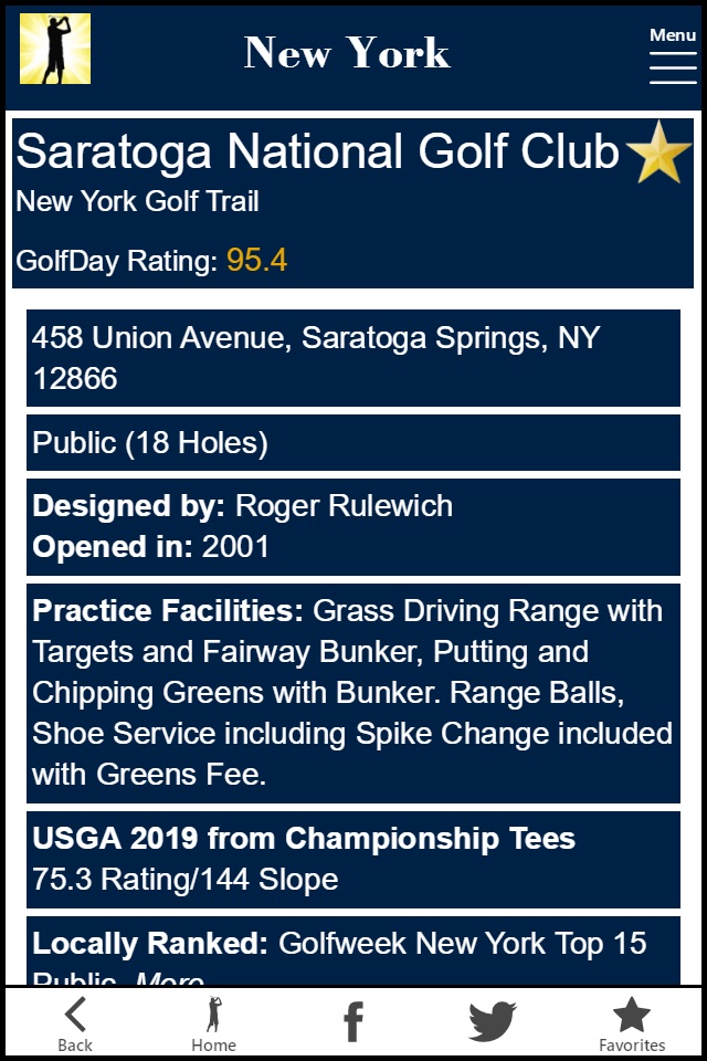 GolfDay New York screenshot 4