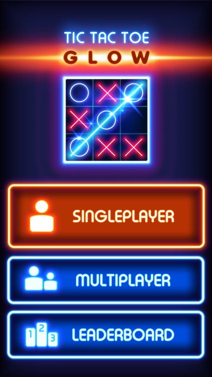 Tic Tac Toe Glow - Puzzle Game by TINYSOFT