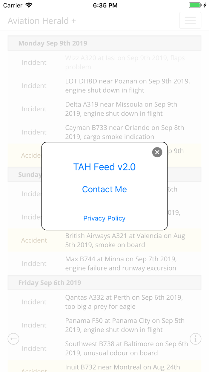The Aviation Herald - Feed