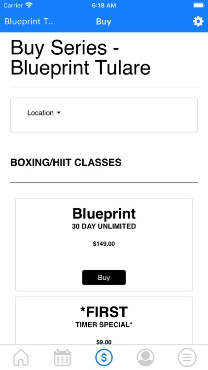 Blueprint Boxing Gym