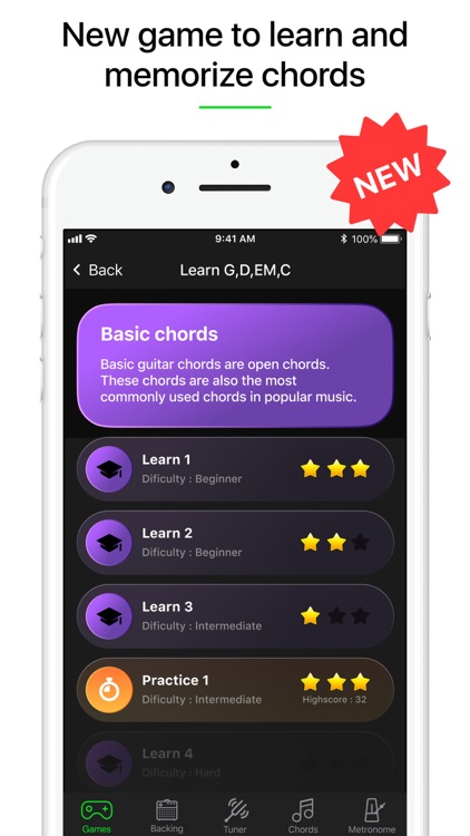 Guitar Tuner Pro, Bass,Ukulele screenshot-3