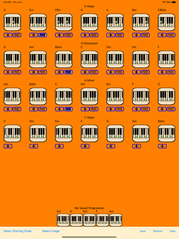 Pivot Chord Music Modulations screenshot 4