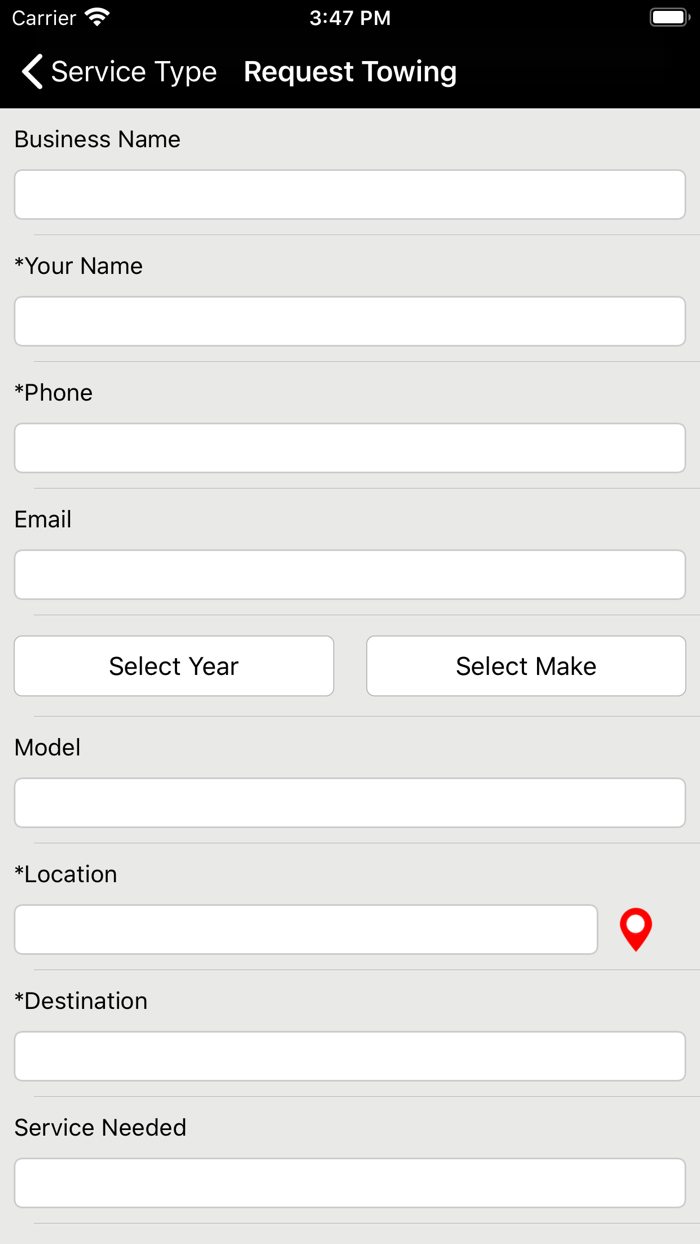 Abers Service Request