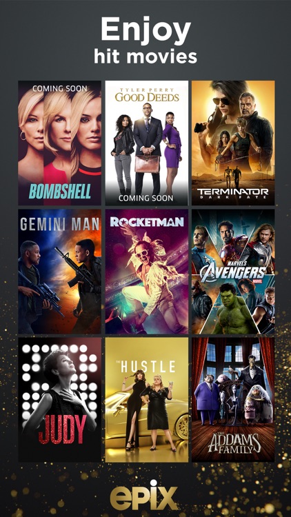 EPIX: Stream with TV Package