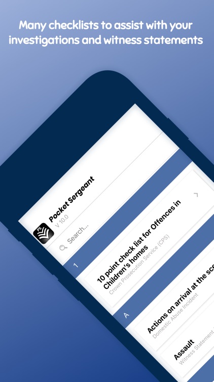 Pocket Sergeant - Police Guide screenshot-3