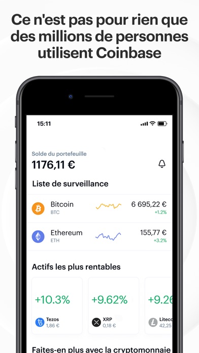 Coinbase – achat/vente bitcoin Coinbase – achat/vente bitcoin