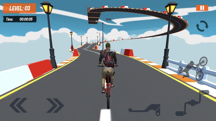 BMX Mega Ramps Stunt Race Game