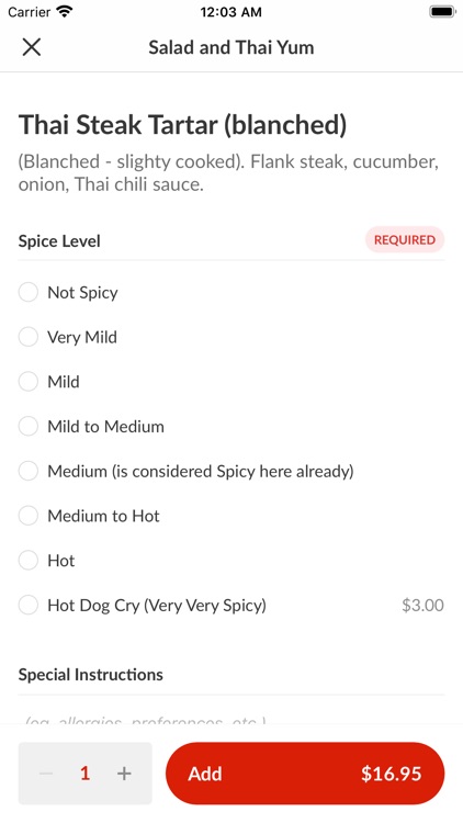 Jaiya Thai Restaurant screenshot-3