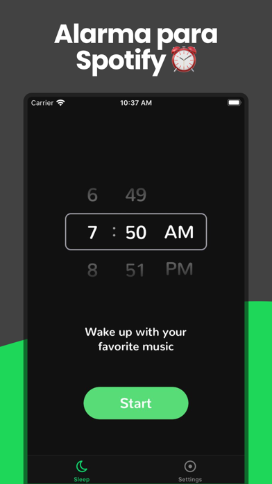 Alarma para Spotify con MúsicaCaptura de pantalla de1