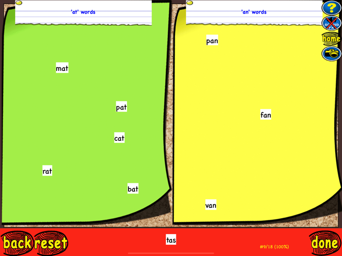 Word Sort Wizard For iPad LITE