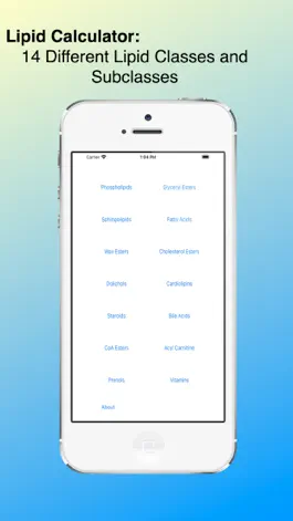 Game screenshot LMLipidCalc1 mod apk