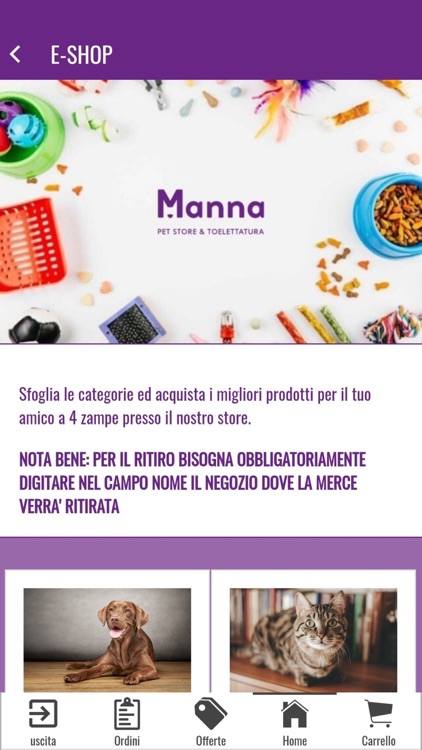 Manna Pet Store