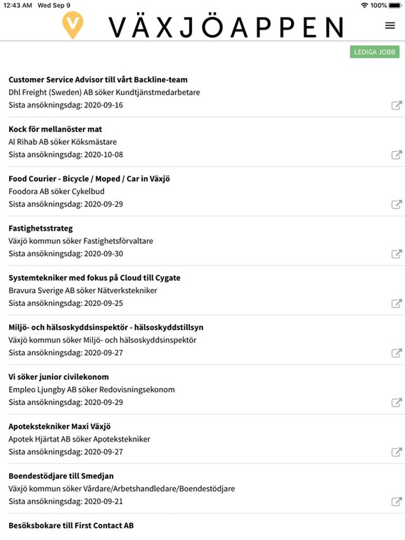 Screenshot #6 pour Växjöappen