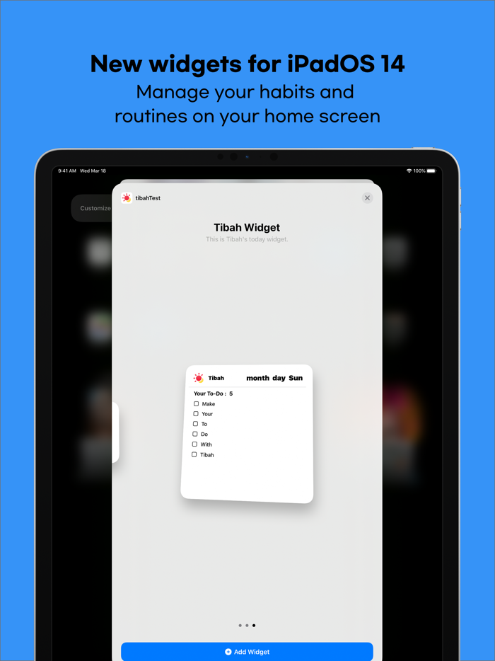 Tibah - Routine, Habit, To-do