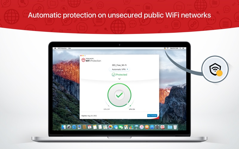 Trend Micro WiFi Protection Screenshot