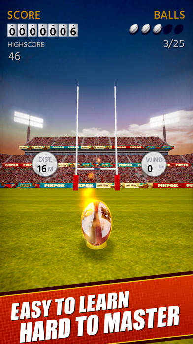 Flick Kick Rugby screenshot 1