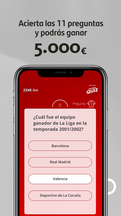 SANTANDER FOOTBALL QUIZ screenshot-6