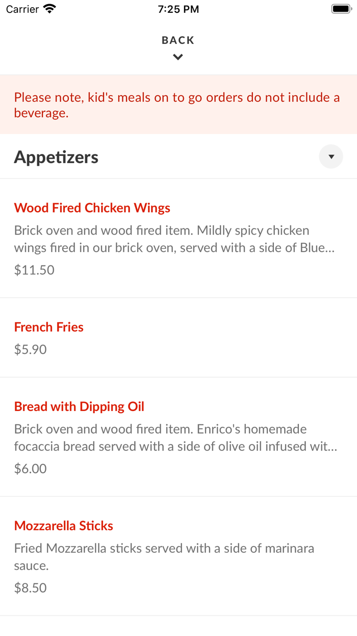 Enricos Brick Oven Pizzeria