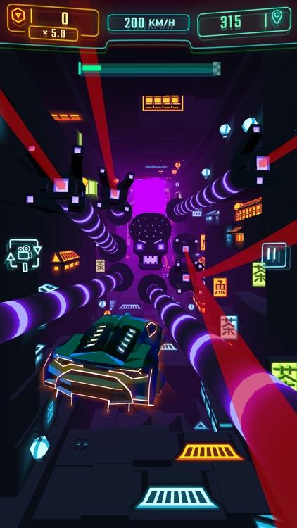 Neon Flytron: Cyberpunk Flight screenshot-4