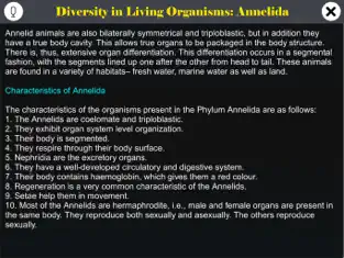 Captura de Pantalla 1 Diversity in Living: Annelida iphone