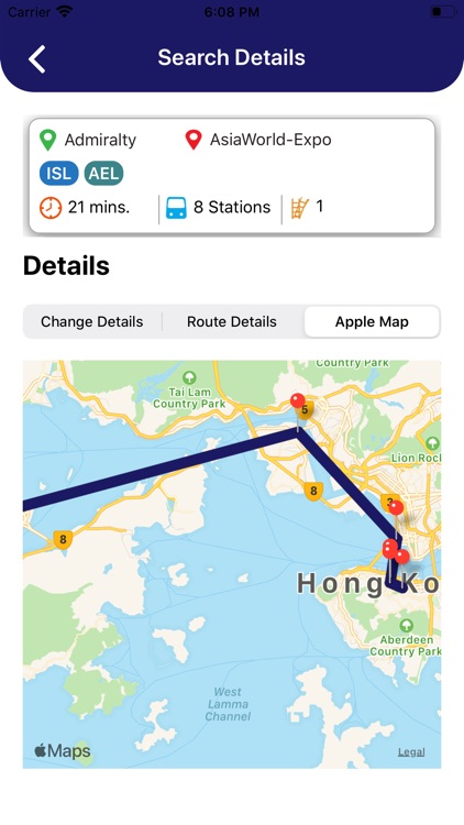 MTR Hong Kong Metro Route Map screenshot-8