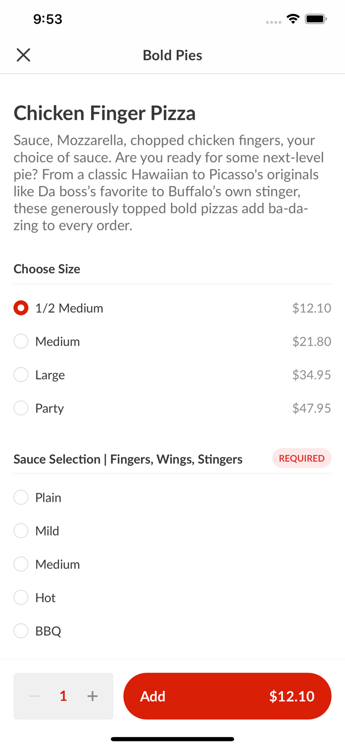 Picassos Pizza To Go