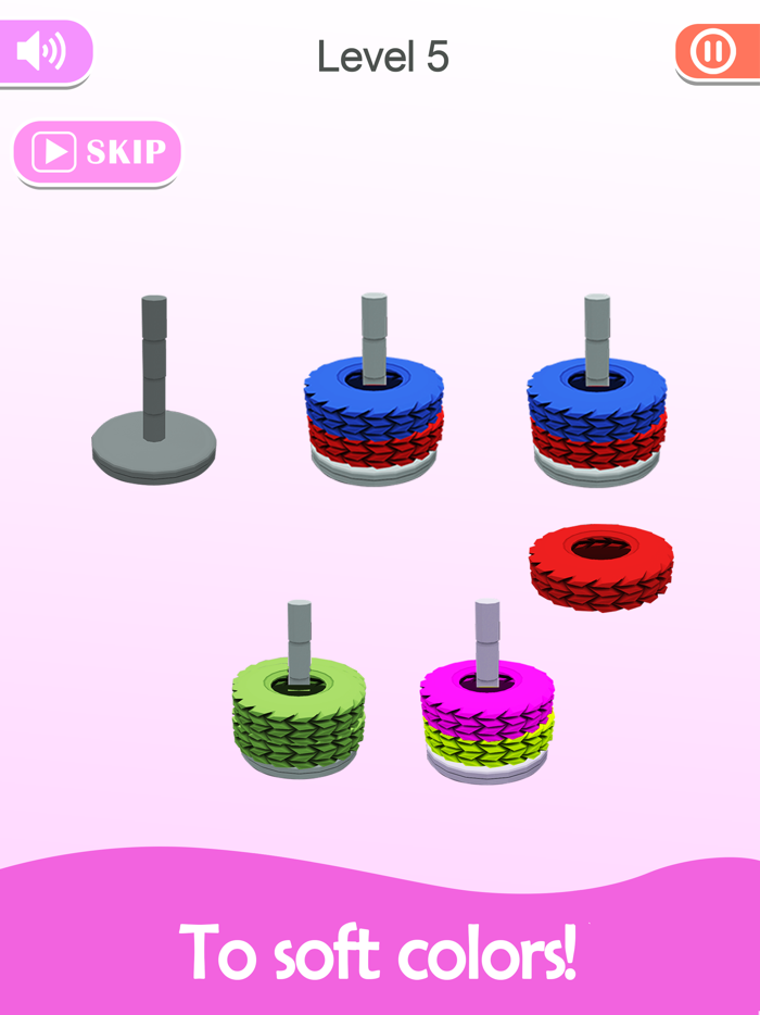 Stack Sort - Color Hoop