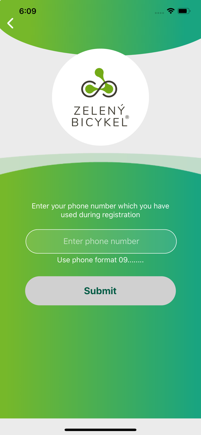 Zelený bicykel Lučenec