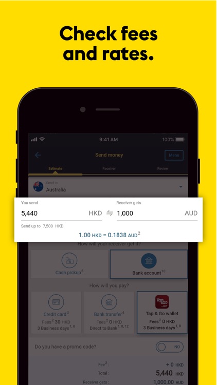 Western Union - Money Transfer screenshot-1