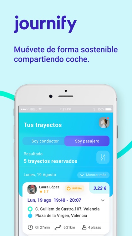 Journify - Compartir coche