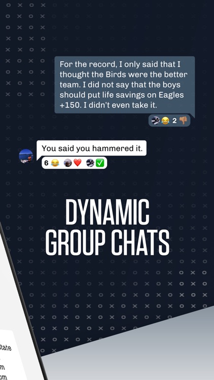 Chalkboard Sports Group Chat