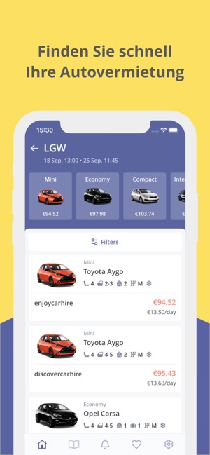 Jetcost Fluge Mietwagen Im App Store