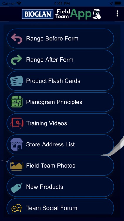 Bioglan Field Team App