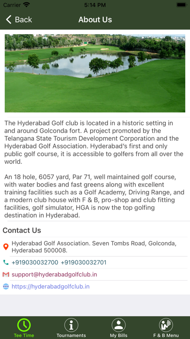 How to cancel & delete Hyderabad Golf Association from iphone & ipad 3