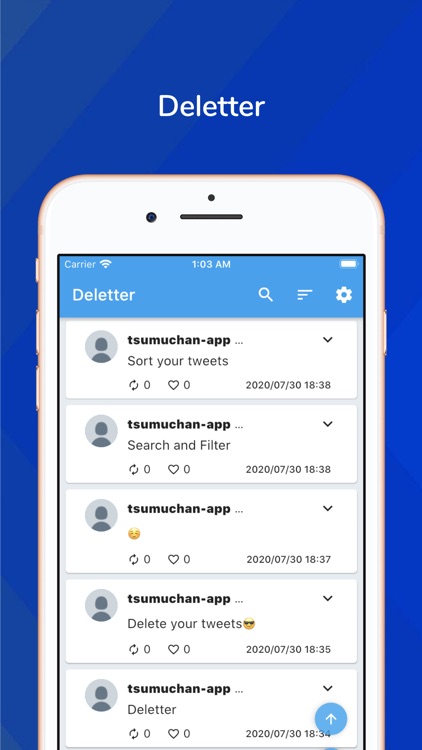 Deletter ~Delete Your Tweets~